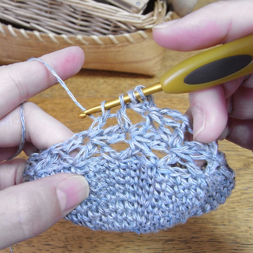 かぎ針編み 麻の葉模様の編み方