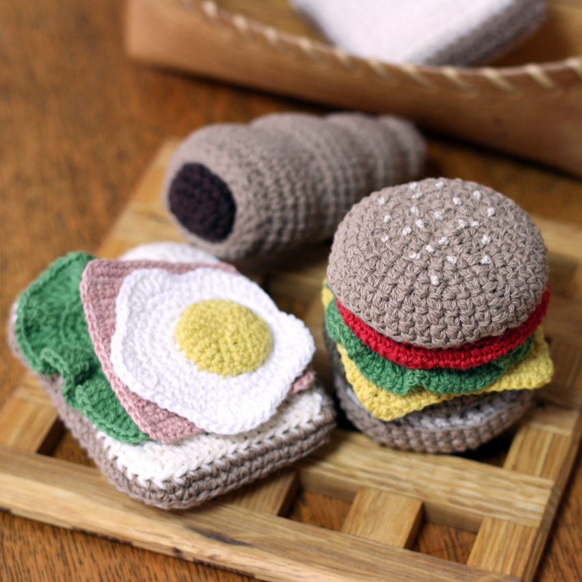 かぎ針編み ままごとハンバーガー