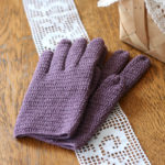 かぎ針編み 長編みの手袋