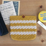 かぎ針編み レトロなポーチ