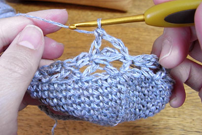 かぎ針編み 麻の葉模様 ⑮⑭を編み終えました