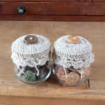 かぎ針編み おめかし小瓶のふた