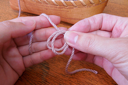 かぎ針編み わ編み [2]二重に巻いた糸の輪