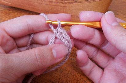 かぎ針編み わ編み [11]同じ要領で編みます