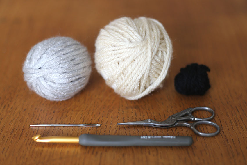 かぎ針編み 初心者コース エコたわし 材料と道具