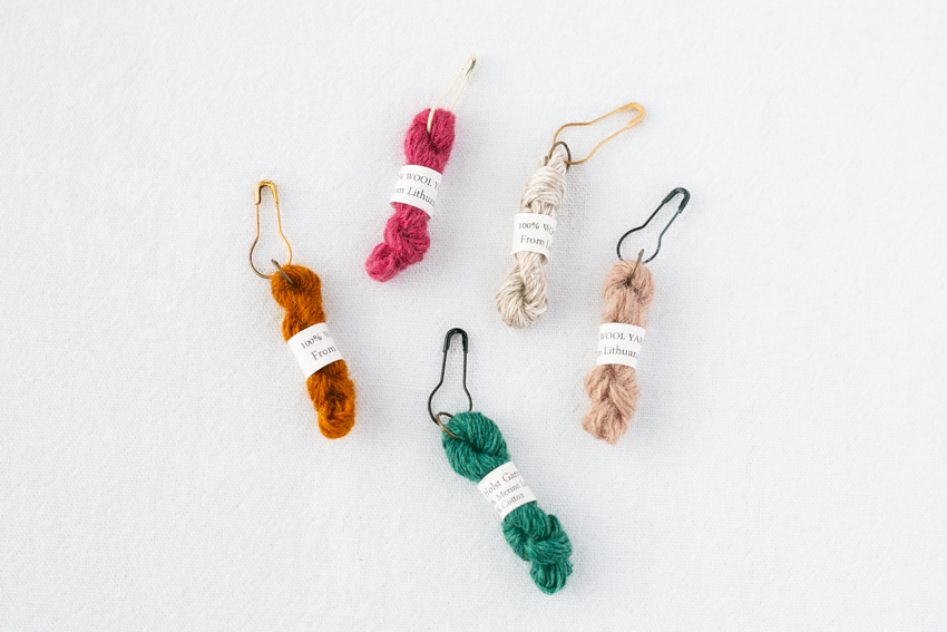 かぎ針編みに使える手づくりのオリジナルステッチマーカー