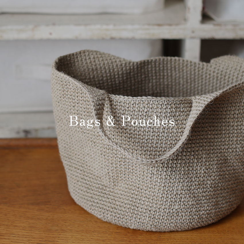 かぎ針編み無料編み図［バッグ・袋もの］