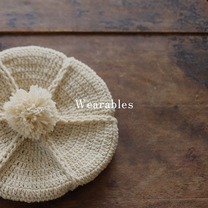 かぎ針編み無料編み図［身につけるもの］