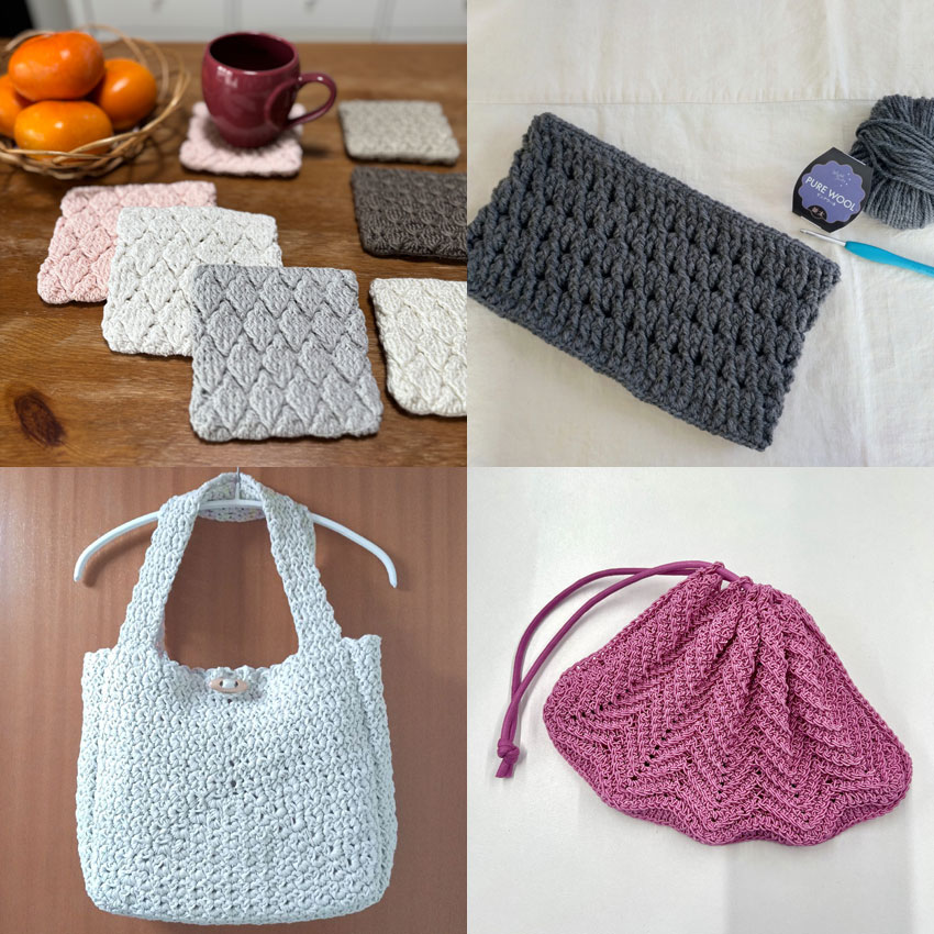 かぎ針編み みなさんの作品展