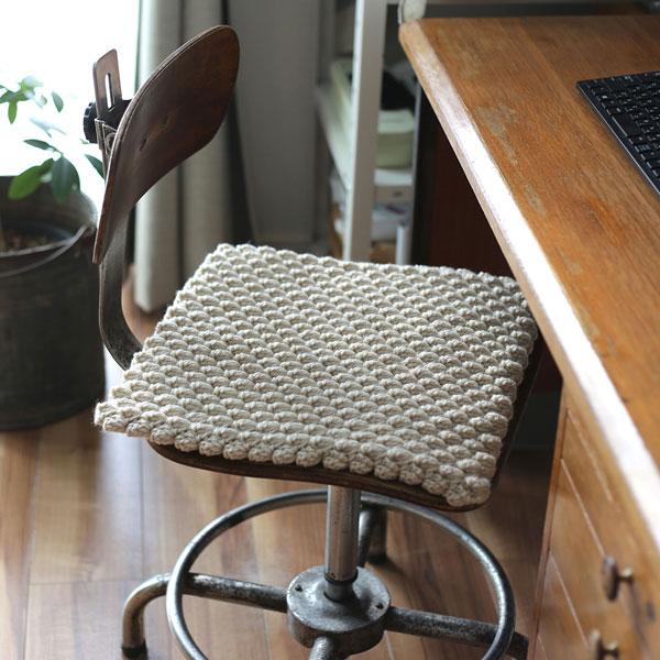 かぎ針編み「ノーブル角座」編み図