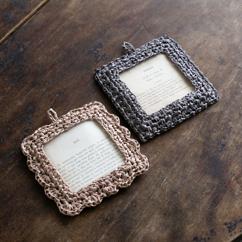 かぎ針編み クロッシェフレーム 編み図 販売中