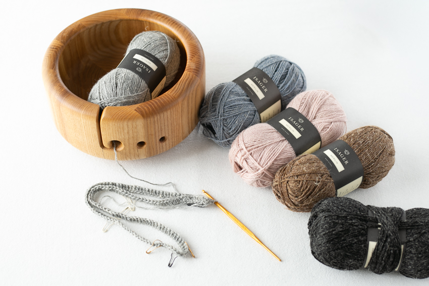 かぎ針編みのウェアをIsager Merilinで編みはじめました