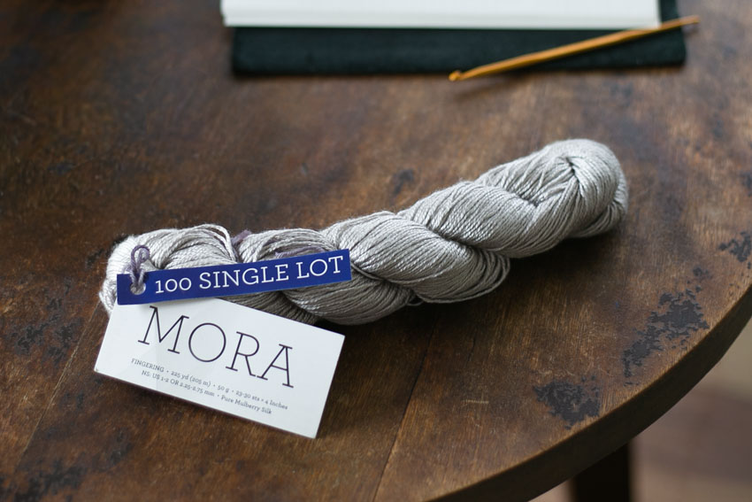 malabrigoマラブリゴのシルク糸「MORA（モラ）」光沢が美しいかせ糸